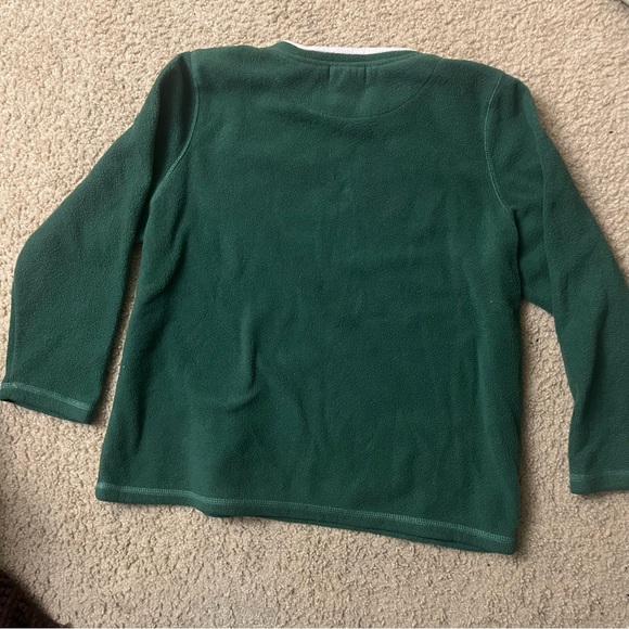 Bonnie Evans womens green sweater XL Christmas holiday gingerbread long sleeve - Picture 3 of 3